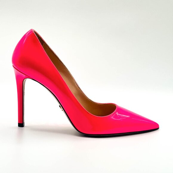 Prada Neon Pink Pumps- Size 36.5 - Picture 3 of 14